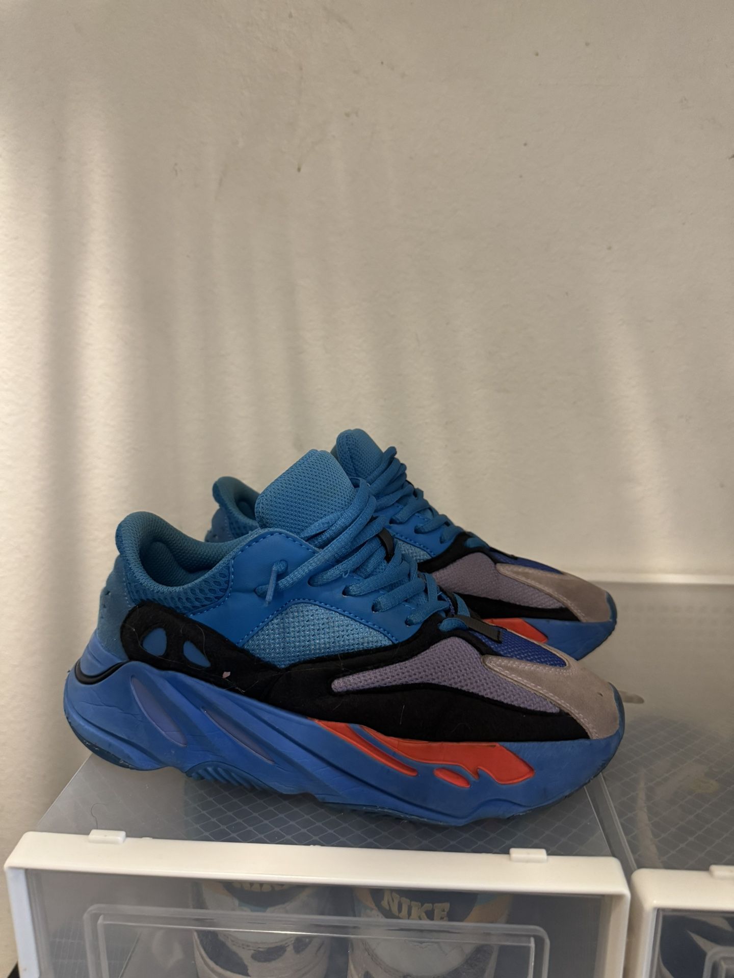 Blue Yezzys 700s