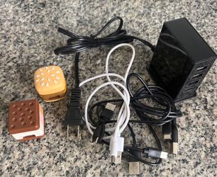USB Charger Bundle with Cables and Adapters