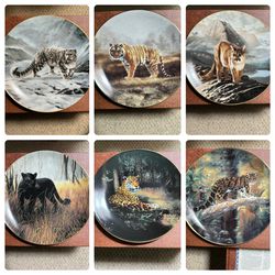 Six piece collectible set Charles Frace plates