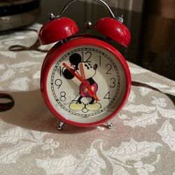 Vintage Mickey Mouse Alarm Clock