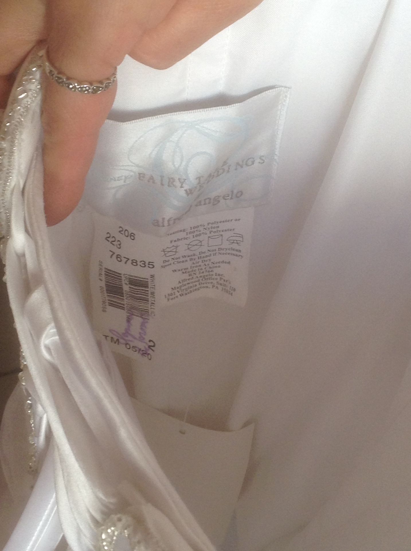 Alfred Angelo Belle Wedding Dress