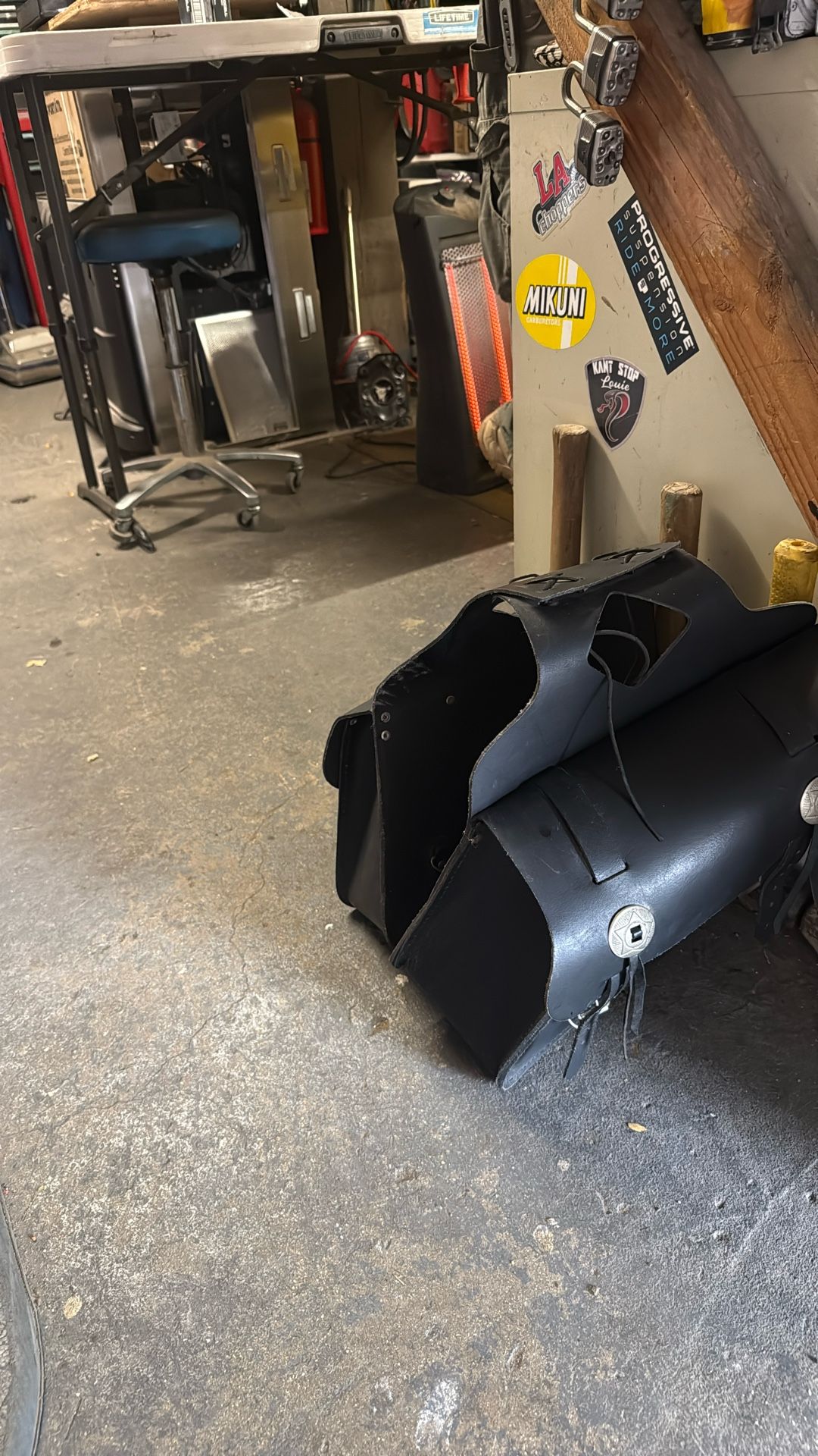 Harley Davidson Leather Saddle Bags