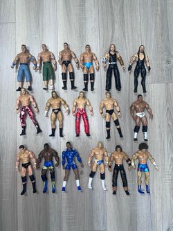 WWE JAKKS PACIFIC Deluxe Aggression Figures Lot