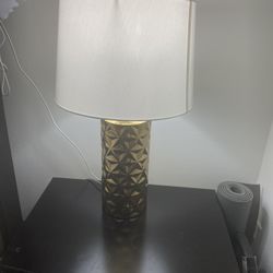 2 Gold Lamps 