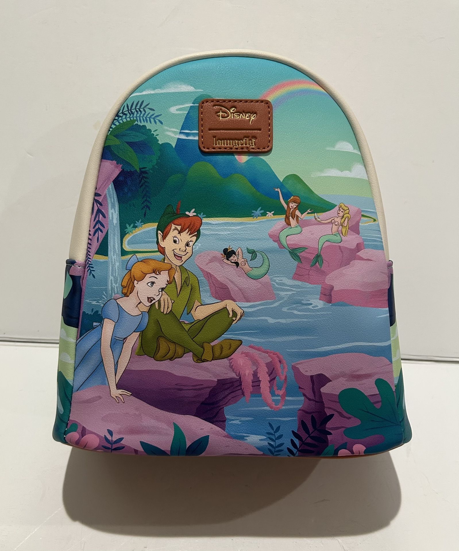 Disney Loungefly Peter Pan mermaid Lagoon Mini Backpack NWT LOUNGEFLY DISNEY PETER PAN MERMAID LAGOON MINI BACKPACK main image 3