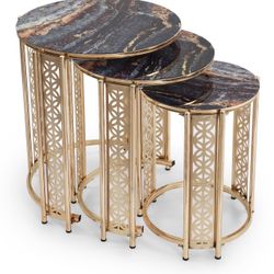 Coffee Table 3pc Grey