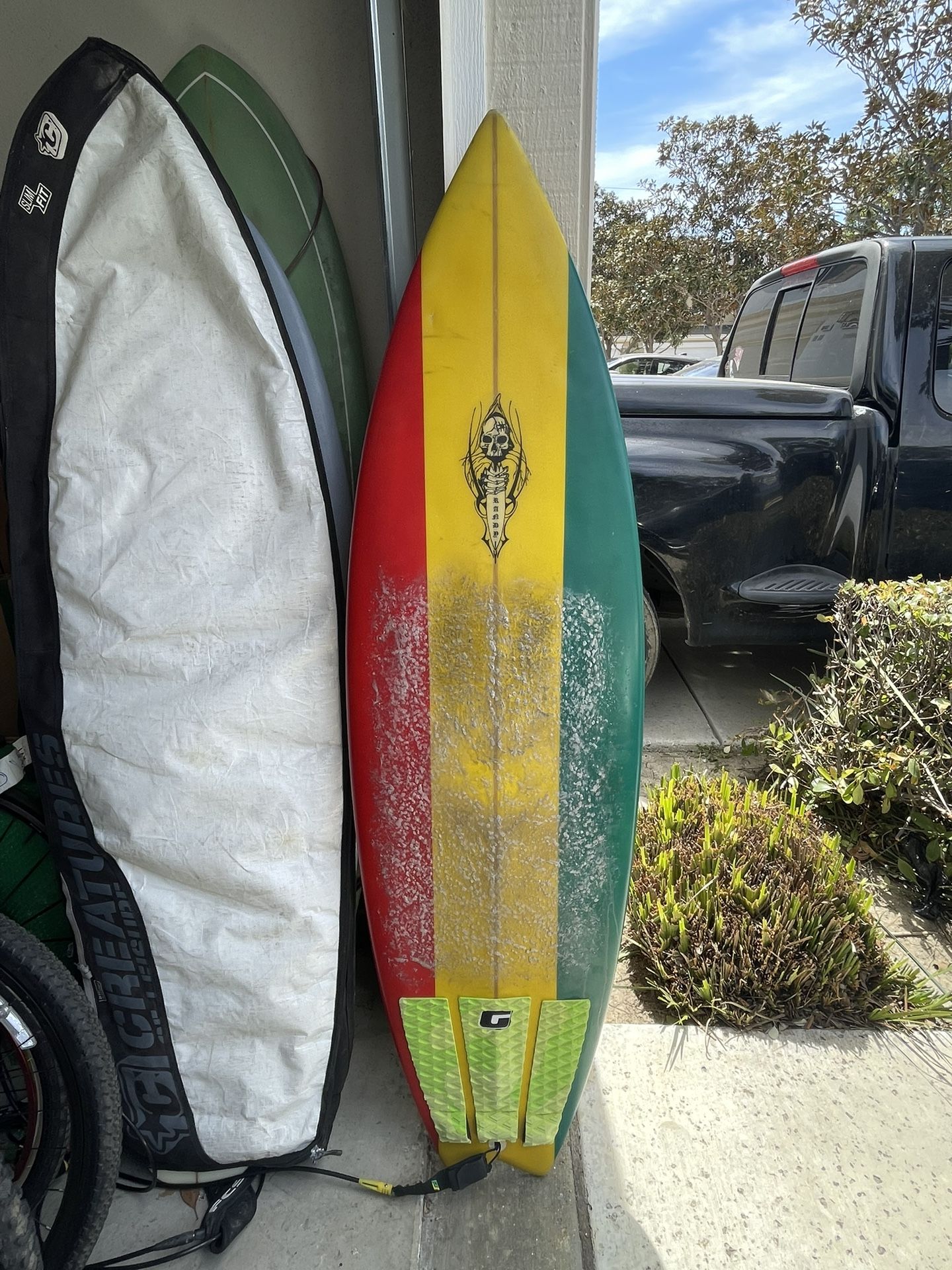 5’5” Randy Walker Custom Surfboard Fish