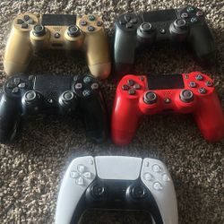 Controllers And a PS4 
