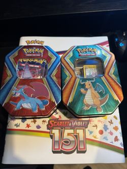 2x Pokémon Tins