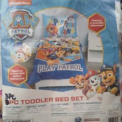 Toddler Bed Set Paw Patrol