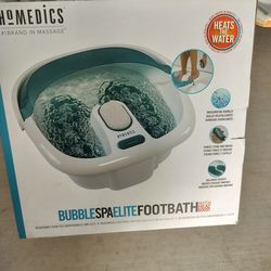 bubble foot bath