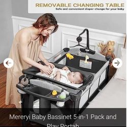 Baby Bassinet 5 In 1 New 