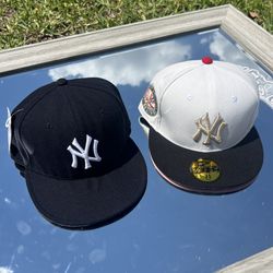 Authentic new era caps both for $20