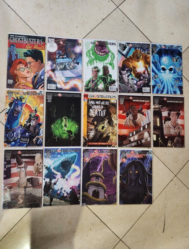 Ghostbusters Comic Lot of 14 NM IDW 2011