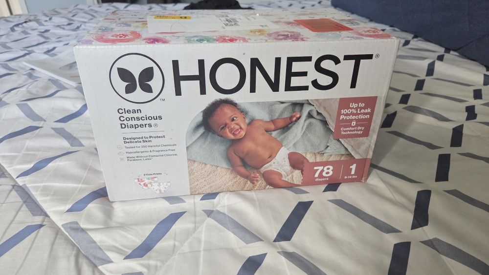 Honest Baby Diapers Size 1