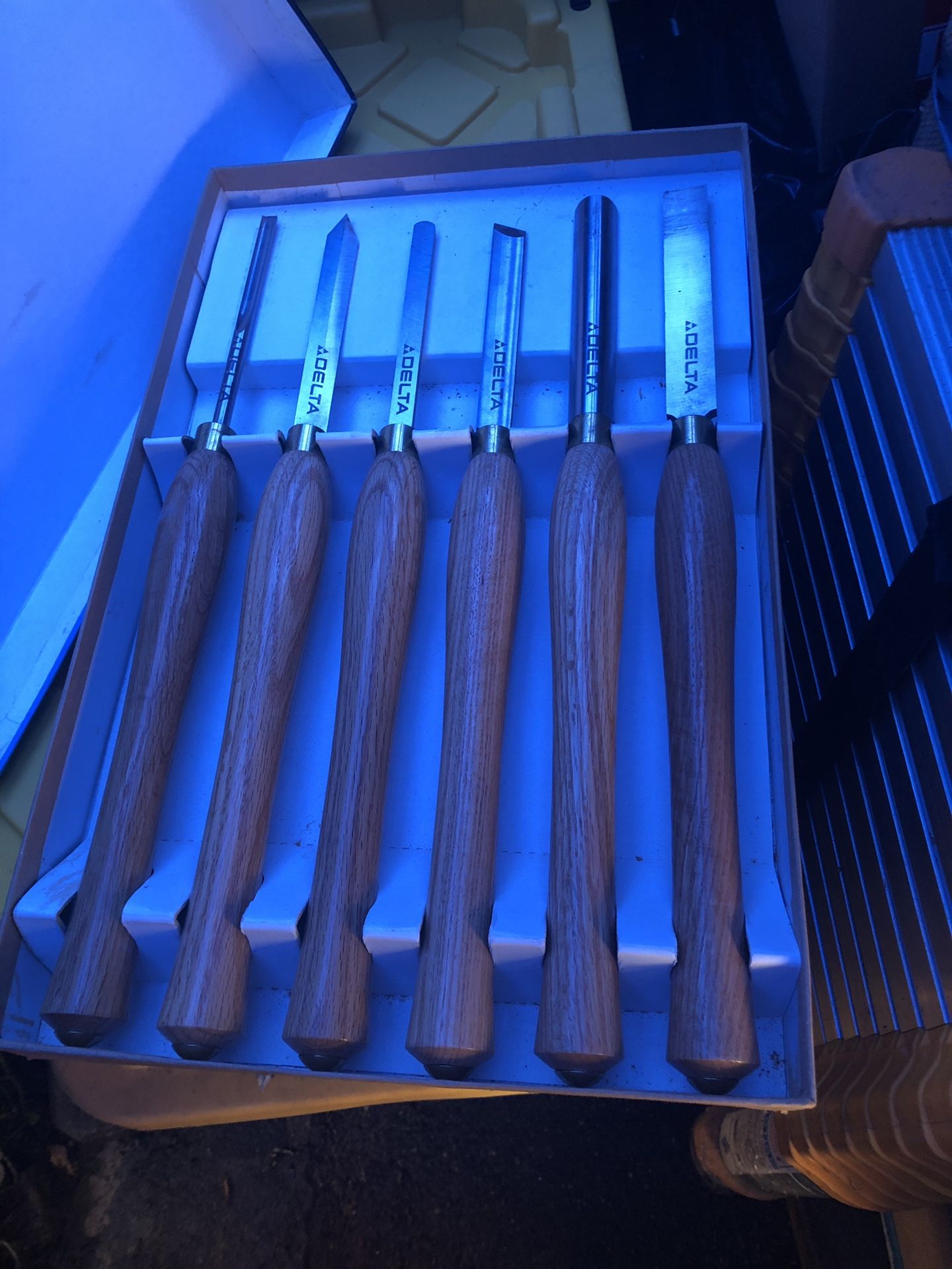 DELTA 6-piece LATHE CHISEL SET 46-625