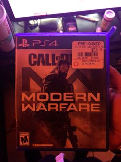 Modern Warfare PS4
