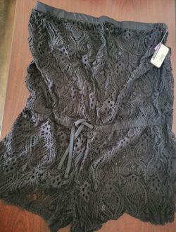 Bathing suit cover up romper