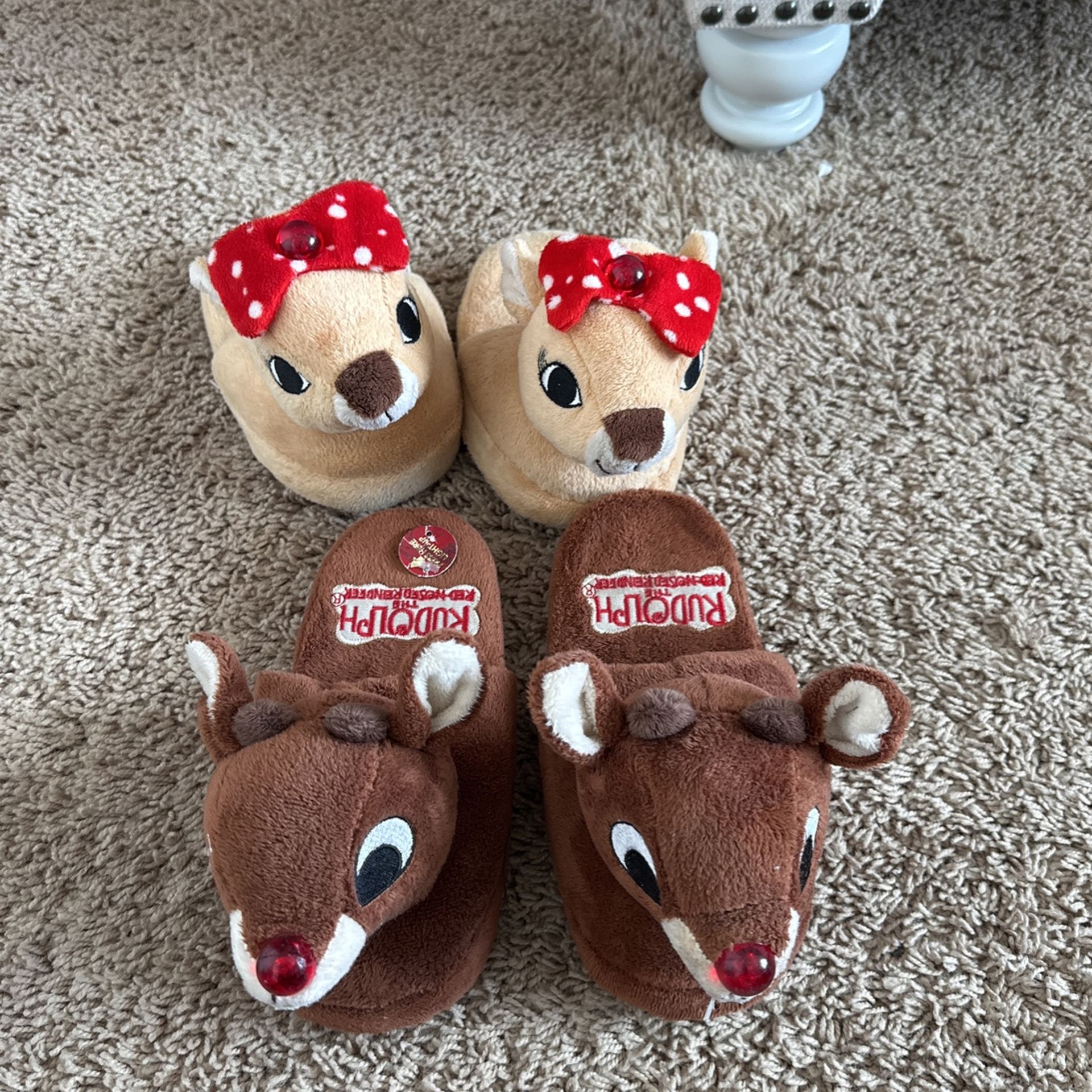 Rudolph & Clarice Slippers