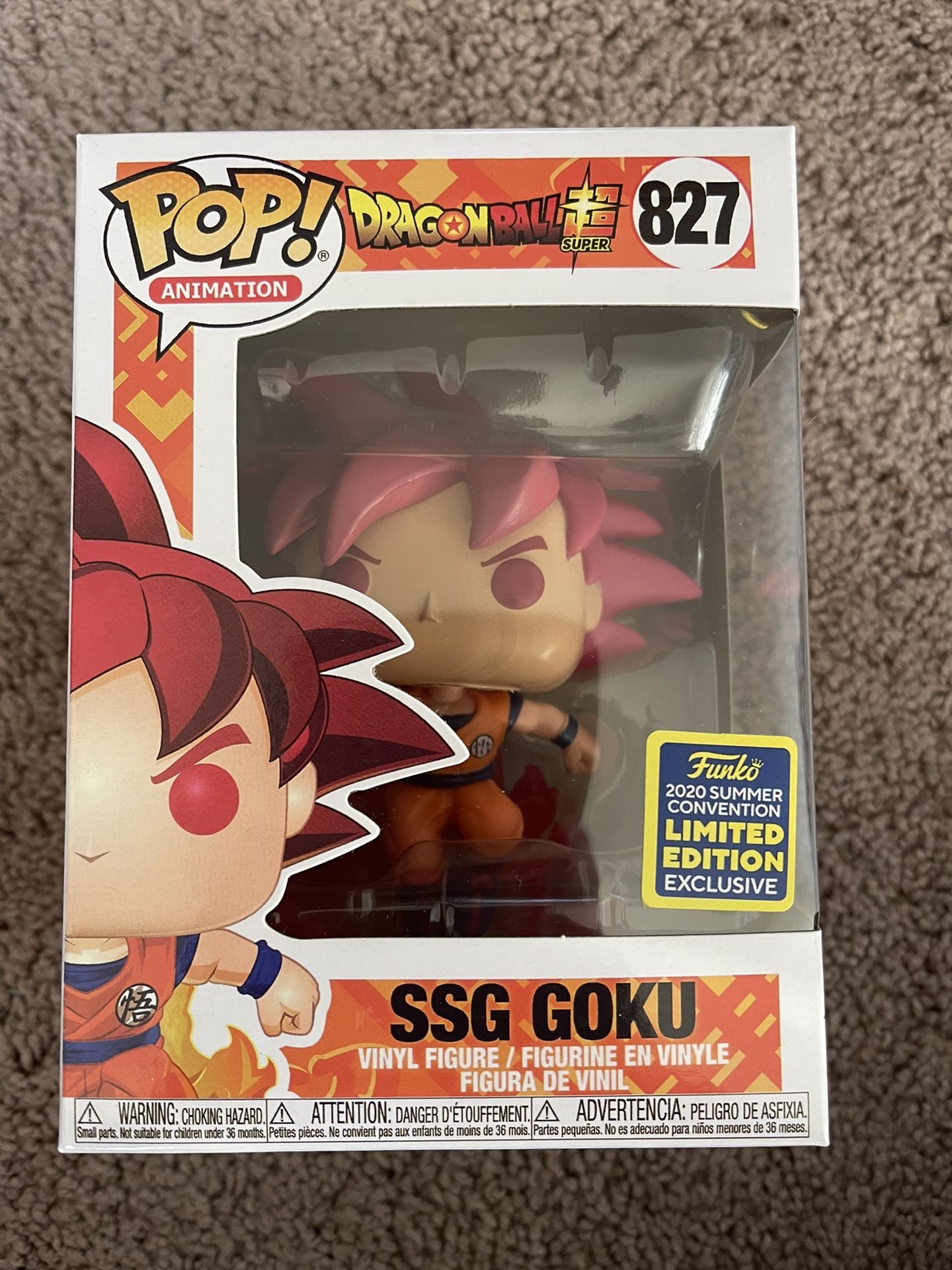 Funko Pop SSG GOKU 827 Dragon Ball - Main Image