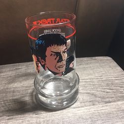 Paramount Pictures Corp. ~ 1984  Vintage Taco Bell Star Trek III ~ The Search For Spock Complete Set Of 4 Drinking Glasses  Thumbnail