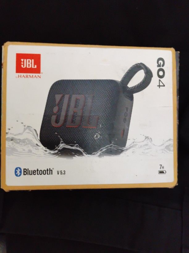 ***JBL GO-4 *WATERPROOF BLUETOOTH SPEAKER THAT CAN CONNECT TO OTHER JBL BLUETOOTH SPEAKERS***