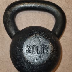 30 Pound Kettlebell- Used