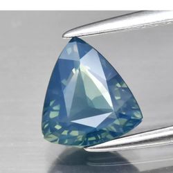 Yellowish Blue Sapphire GRA Certified Nice 