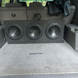 3 10” Phoenix Gold Subwoofer 