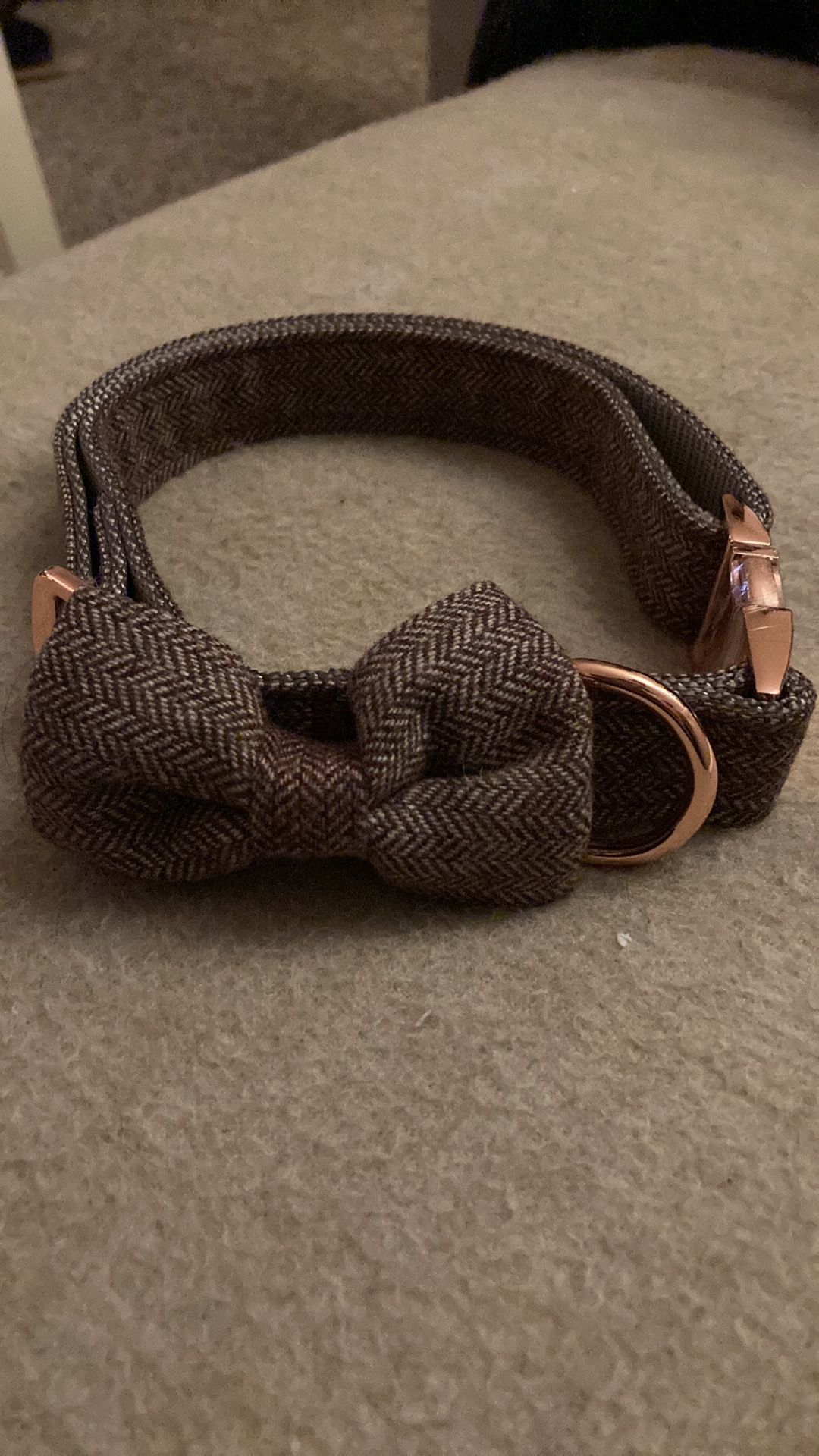 Tweed Pet Collar