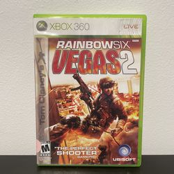 Tom Clancy’s Rainbow Six Vegas 2 Xbox 360 CIB w/ Manual Video Game