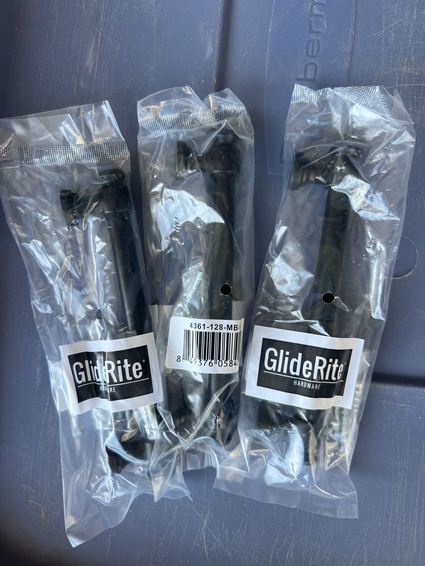NEW GLIDE RITE BLACK 5” CABINET DOOR HANDLES