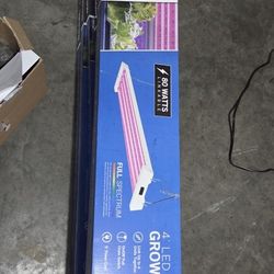 REAL WORK 4ft LED Grow Light Full Spectrum 80W Linkable Pull Chain 5ft Cord