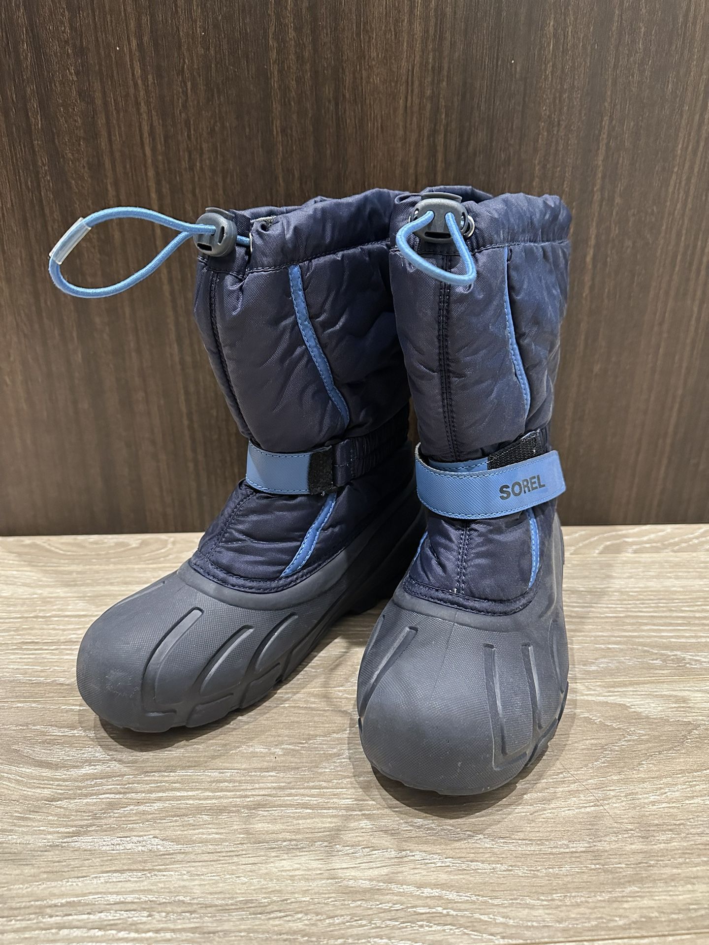 Winter Snow Boots, Size 5 For Boys