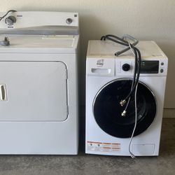 Washer and dryer