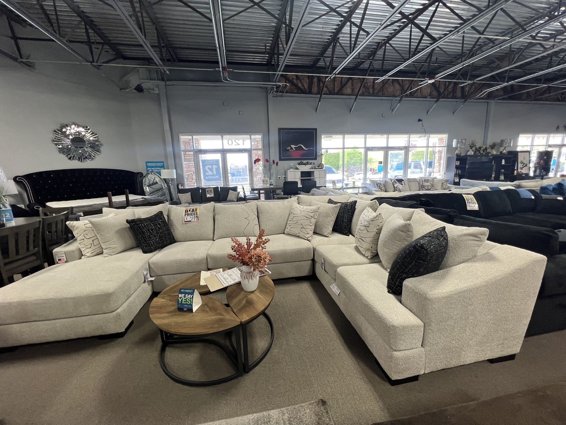 Beautiful Beige Sectional 