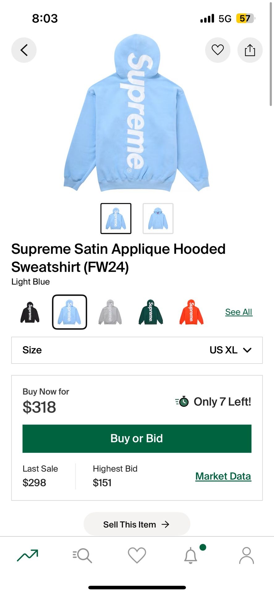 Supreme hoodie