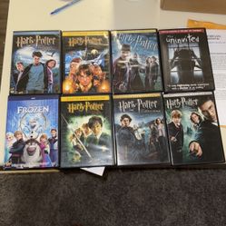 Disney And Harry Potter Movies (8 Total)