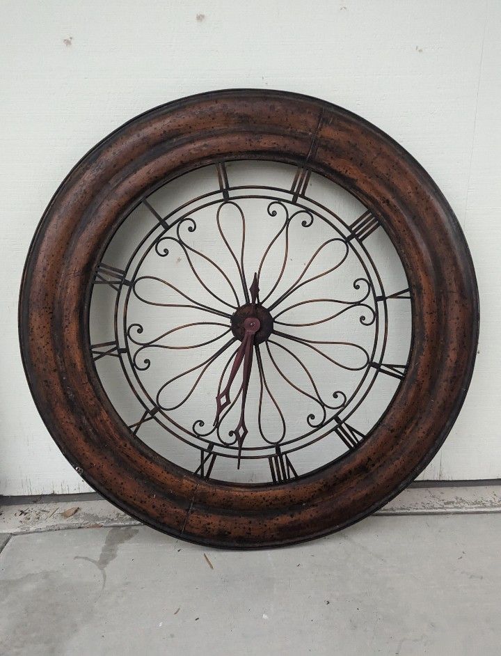 Waggoner Wall Clock Bombay Company 41" Diameter