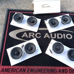 ARC Audio Arc605 6.5" Door Mid Component Speakers 