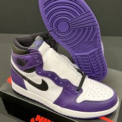 Jordan 1 High Court Purple Sz 9.5 DS