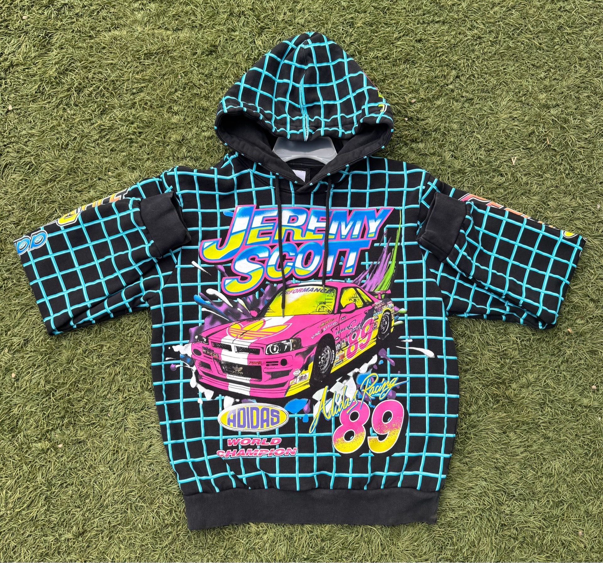 Adidas x Jeremy Scott Rally Pullover Hoodie – Size Small – Used