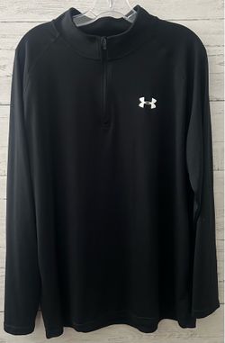 UNDER ARMOUR Black Velocity 1/4 Zip Pullover Men’s Size XL