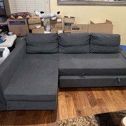 IKEA FRIHETEN Sleeper Sectional Sofa with Storage – $400 OBO