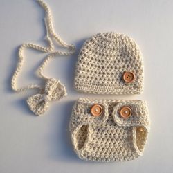 Crochet newborn outfit