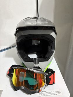Fly Racing Helmet And Goggles