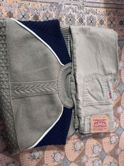 Levi’s Jeans pant and sweater boys size 7-8