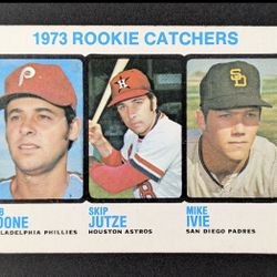 BOB BOONE 1973 TOPPS ROOKIE BASEBALL CARD #613 HIGH NUMBER 