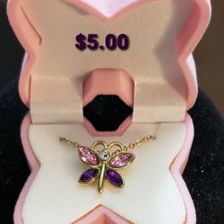 Sweet Butterfly Necklace 