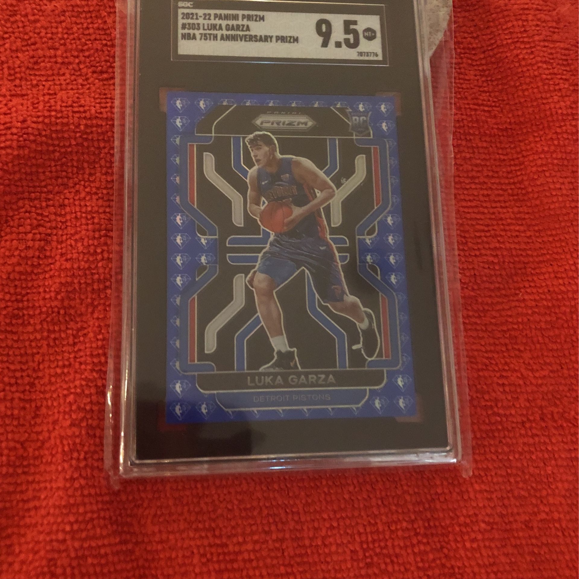 Luka Garza SGC 10 Gem Mint